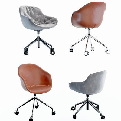 现代布艺皮革办公椅