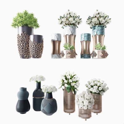 现代轻奢绿植，花艺