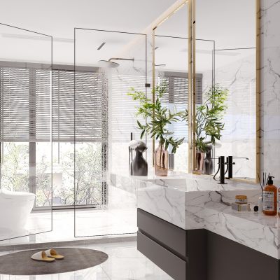 现代简约轻奢风格卫生间