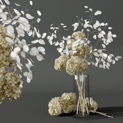 现代干花花瓶插花