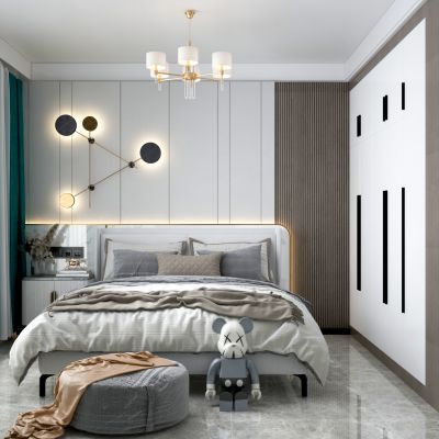 现代轻奢卧室