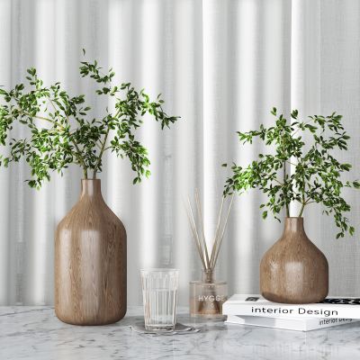 现代花瓶，插花，装饰品摆件