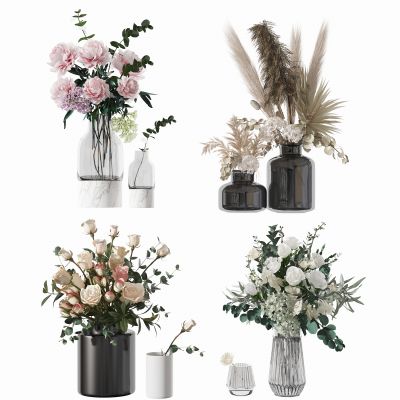 现代玫瑰，插花花艺