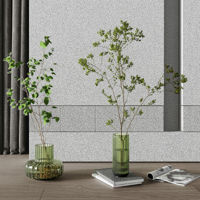 现代树枝花瓶，插花