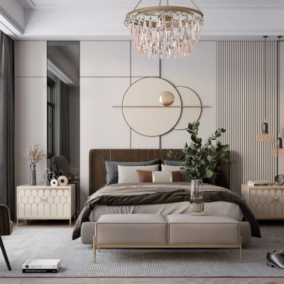 现代轻奢卧室