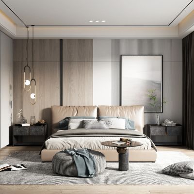 现代轻奢卧室
