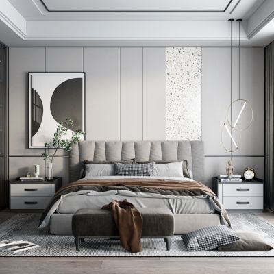 现代轻奢卧室