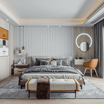 现代卧室