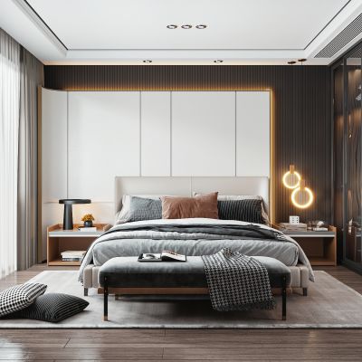 现代卧室