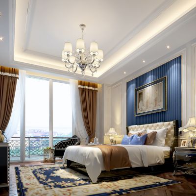 现代简欧儿童房卧室