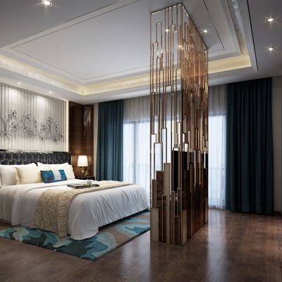 后现代轻奢卧室