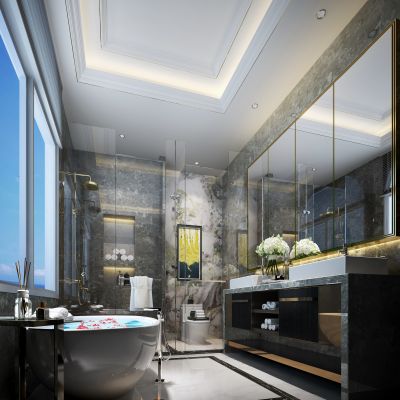 现代轻奢卫生间