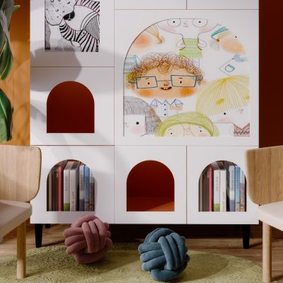 现代简约轻奢风格儿童休闲区