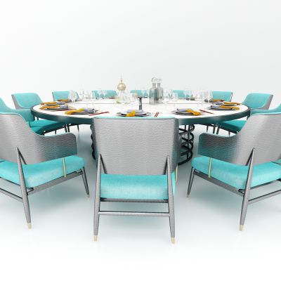 新中式风格餐桌