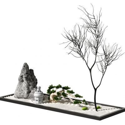 新中式石头景观小品