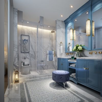 法式欧式卫生间