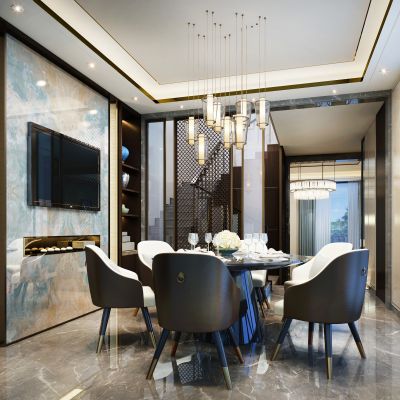现代新中式餐厅