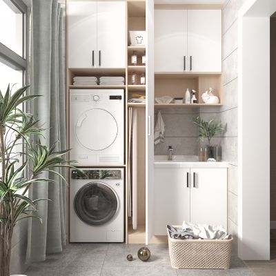 北欧阳台 洗衣机
