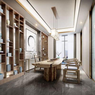新中式别墅茶室