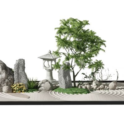 新中式户外景观小品