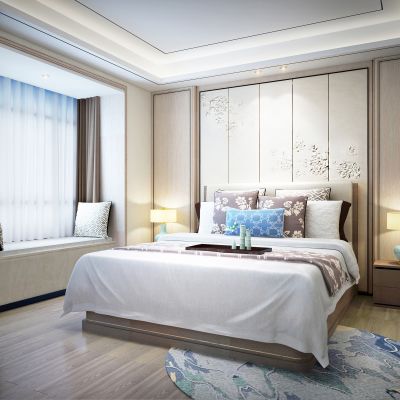 新中式卧室