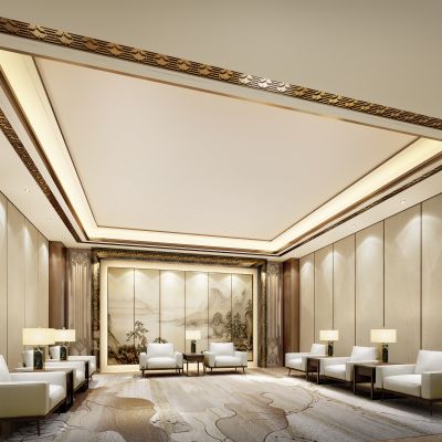 新中式酒店贵宾会客室