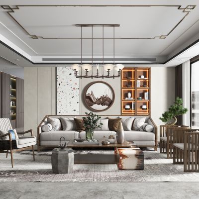 新中式风格客厅