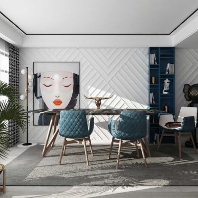 现代轻奢风格餐厅