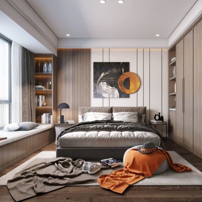 现代卧室