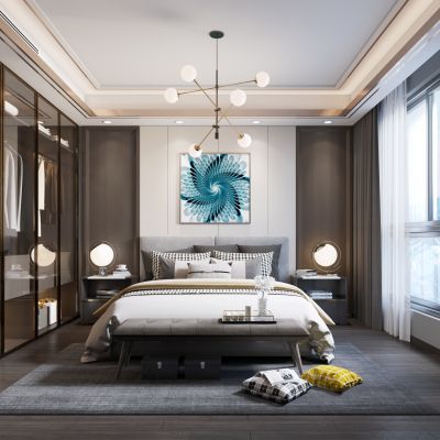 现代卧室
