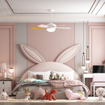 现代儿童房女孩房