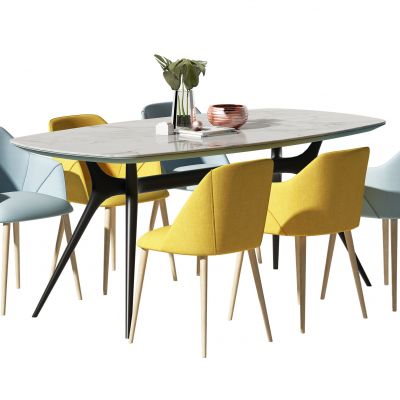 北欧餐桌椅组合