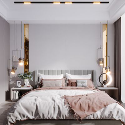 现代简约轻奢北欧风格卧室