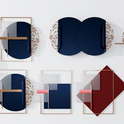 现代金属墙饰，挂件