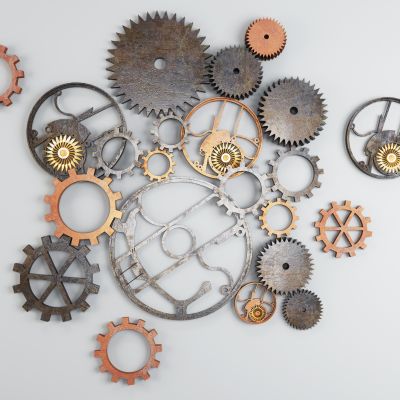 工业风齿轮墙饰，挂件