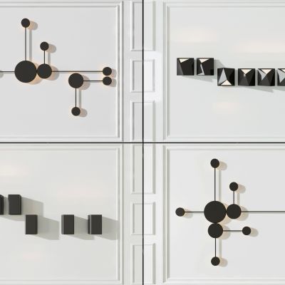 后现代几何墙饰壁灯