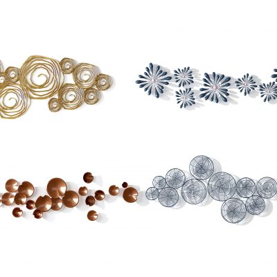 现代金属立体装饰挂件