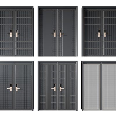 新中式双开门推拉门