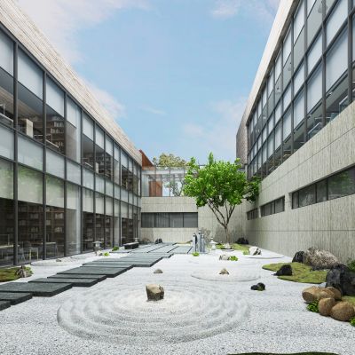 新中式庭院景观