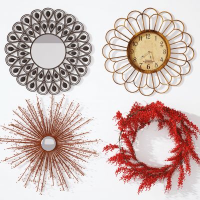 北欧花卉墙饰挂件