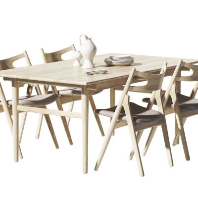 新中式餐桌椅组合