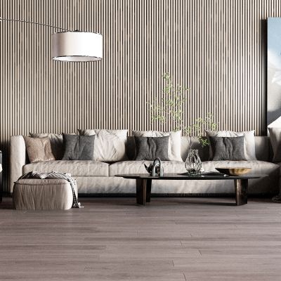 现代转角沙发 落地灯