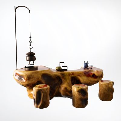 新中式根雕茶海