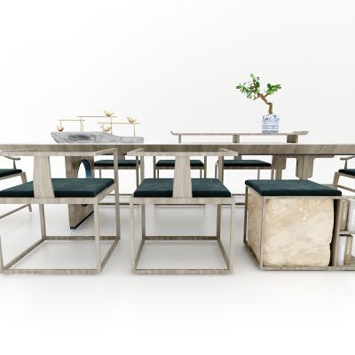 新中式风格茶桌