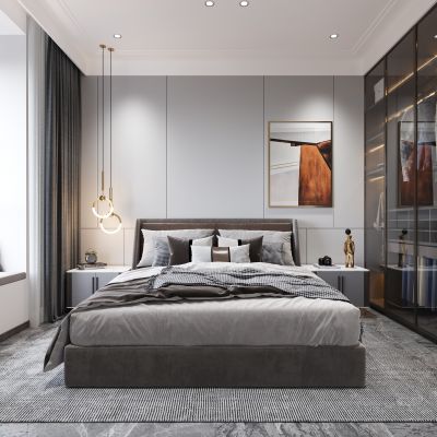 现代卧室
