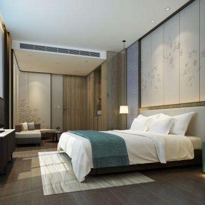 现代素雅酒店单标客房