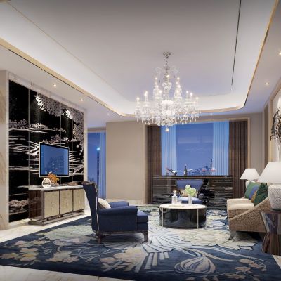 新中式酒店客房