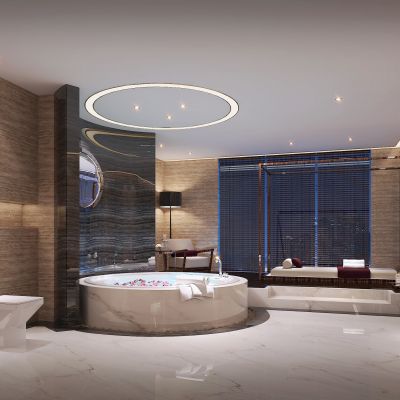 现代别墅卫生间