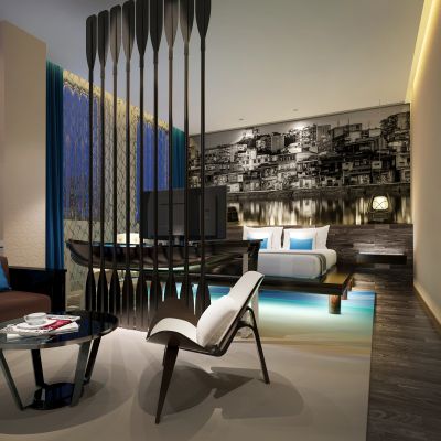 艺术个性酒店客房 