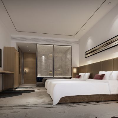 新中式酒店客房